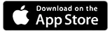 Apple App Store download button with a black background and white text.
