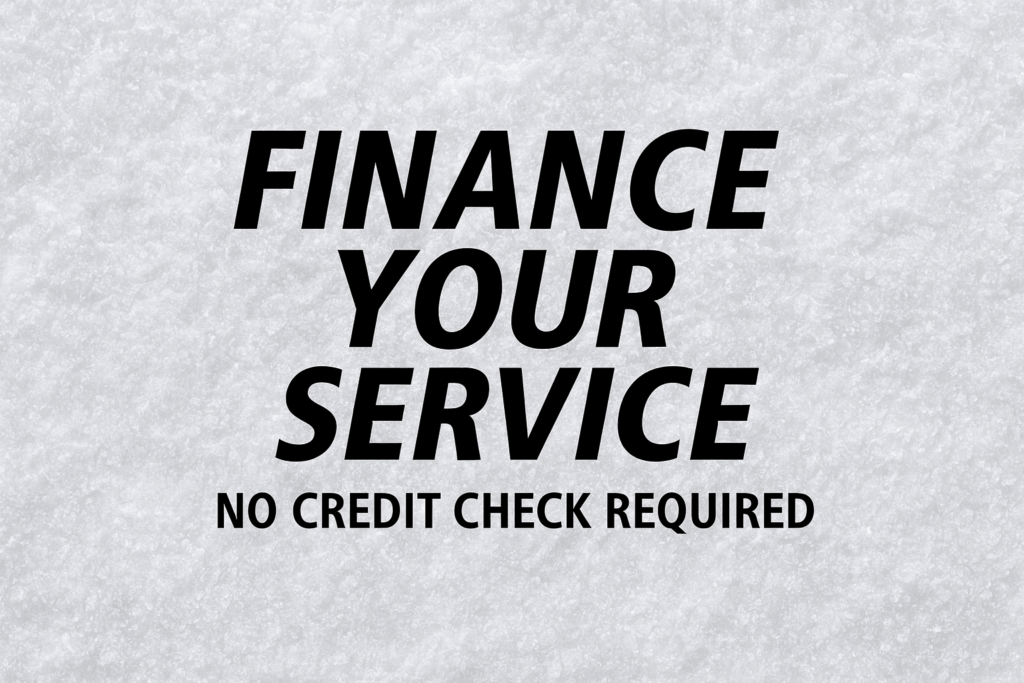 Financing Available on any Service
